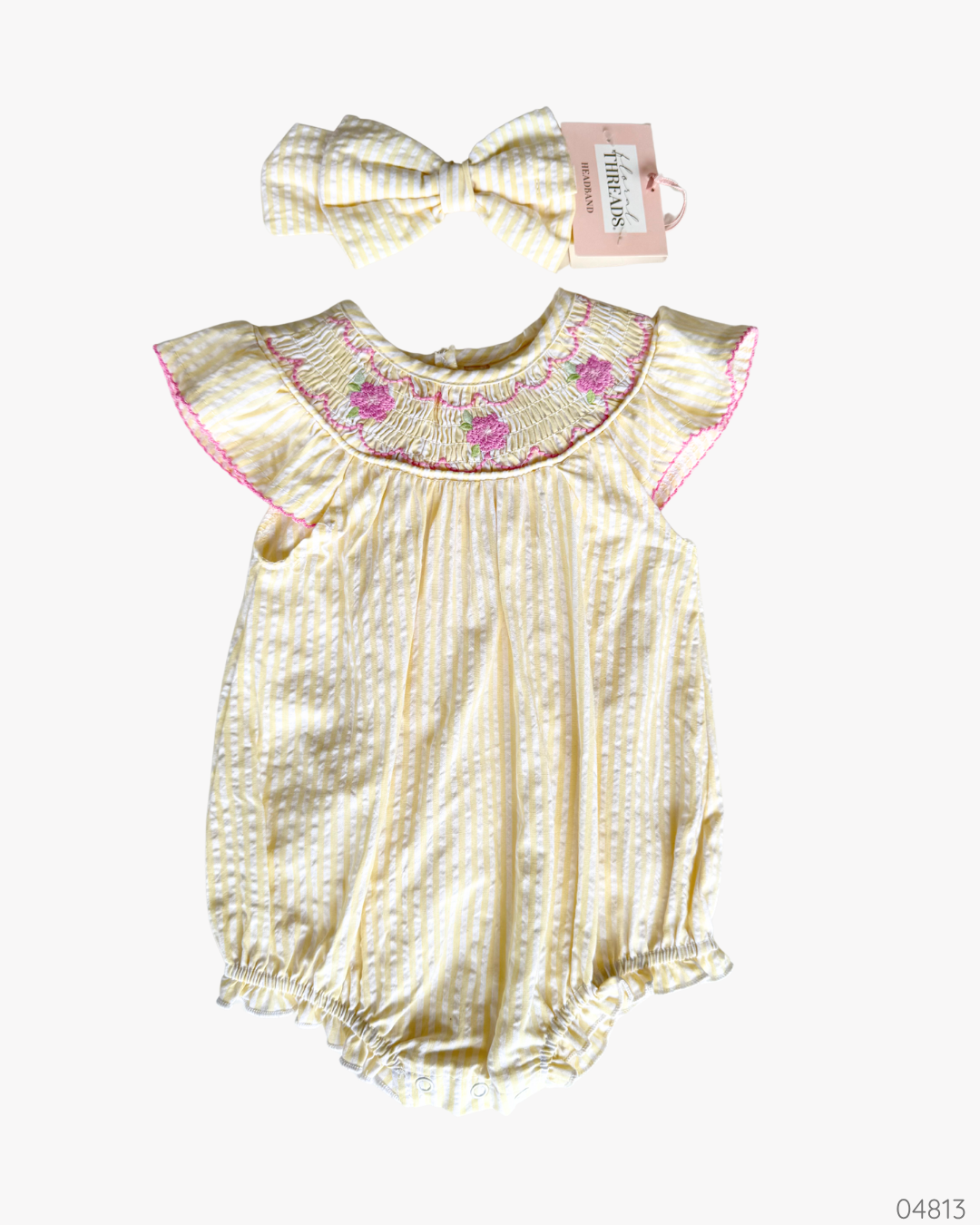 ROMPER AMARILLO VINCHA THREADS