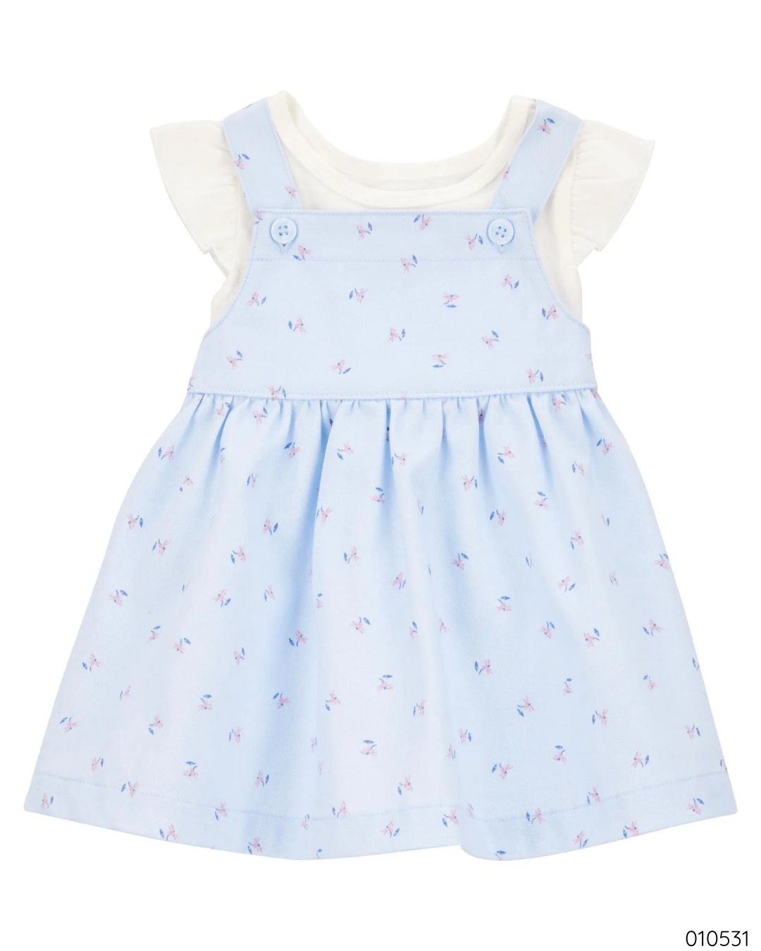 VESTIDO AZUL 2 PZS CARTER´S