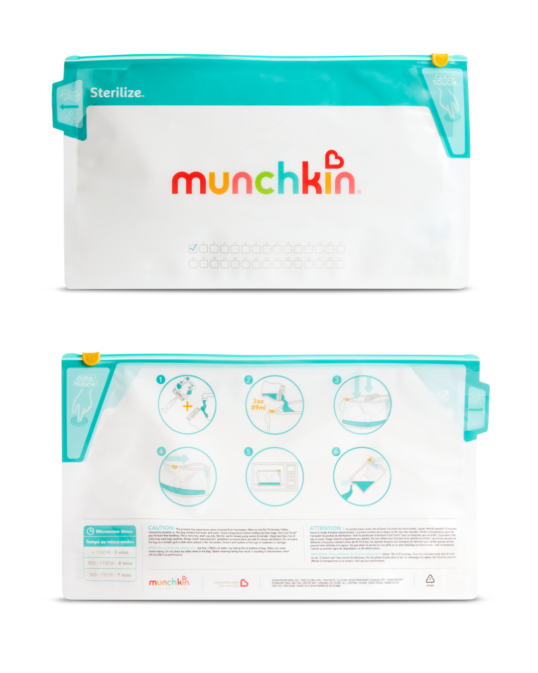 BOLSA ESTERILIZADORA PARA MICROONDAS