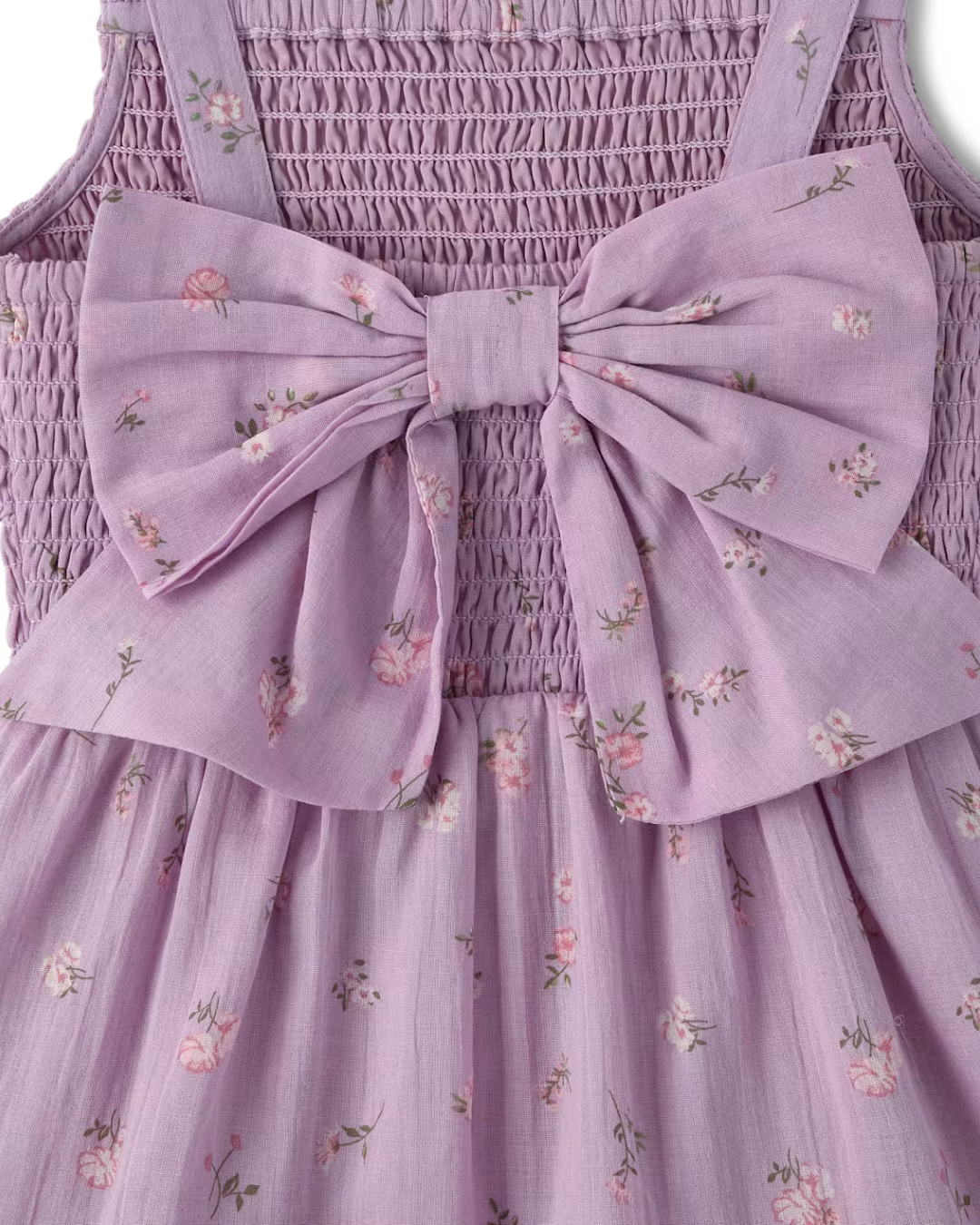 VESTIDO MORADO FLORES PLACE