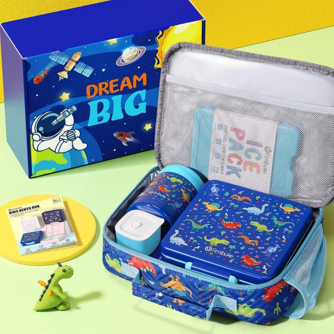 SET DE LONCHERA DINOSAURIOS AZUL