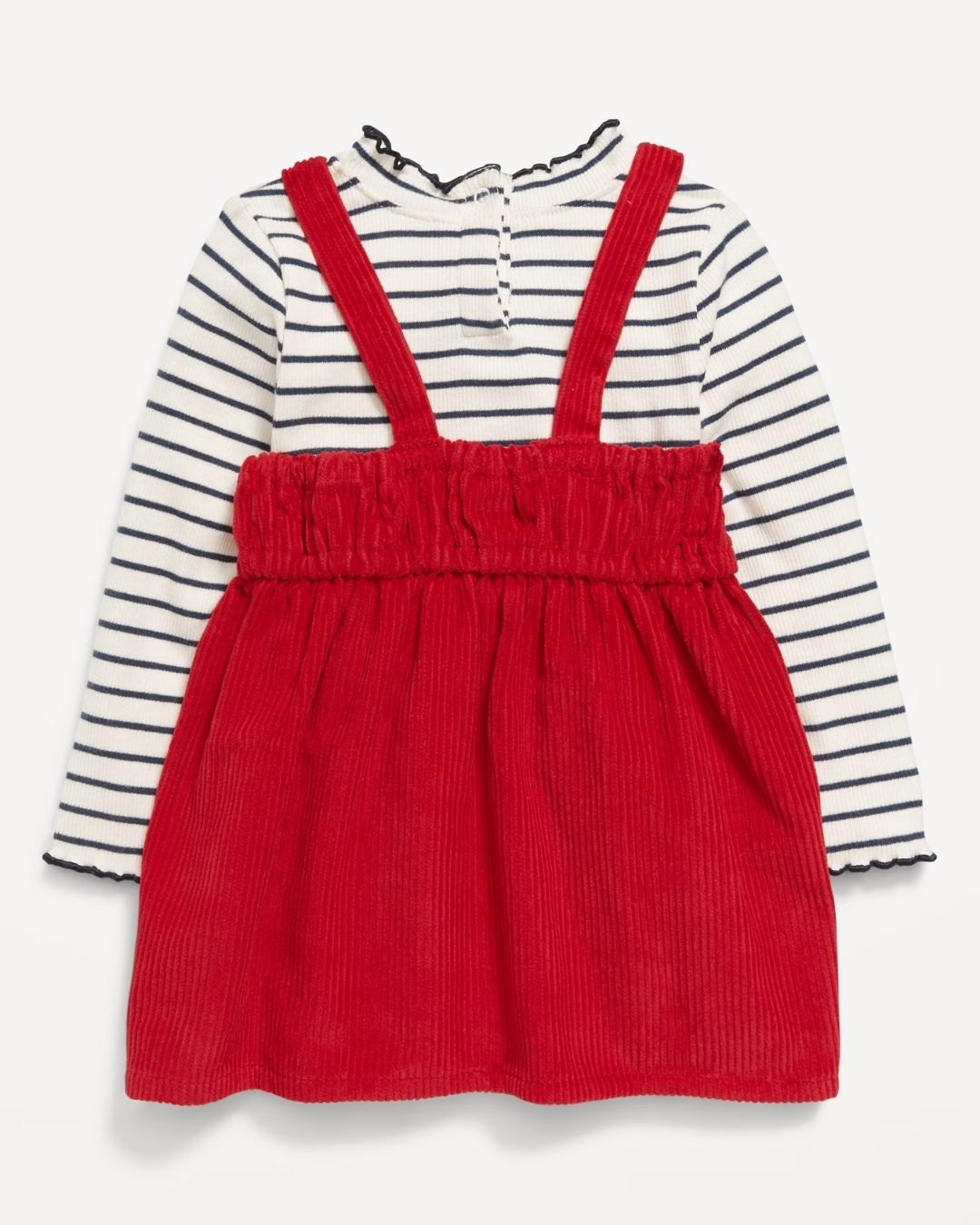 VESTIDO ROJO CORAZON OLD NAVY