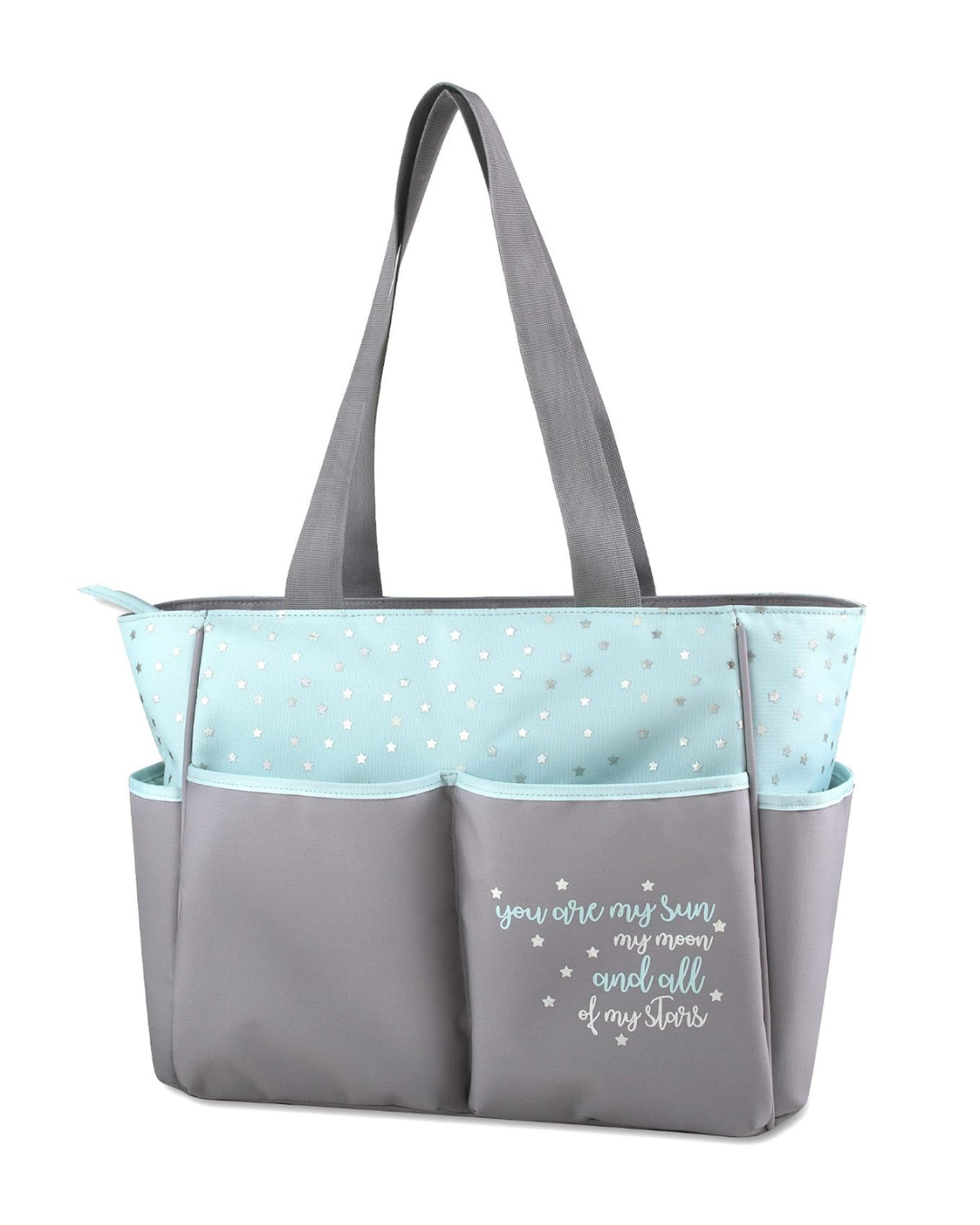 PAÑALERA BABAY ESSENTIAL AZUL GRIS ESTRELLAS