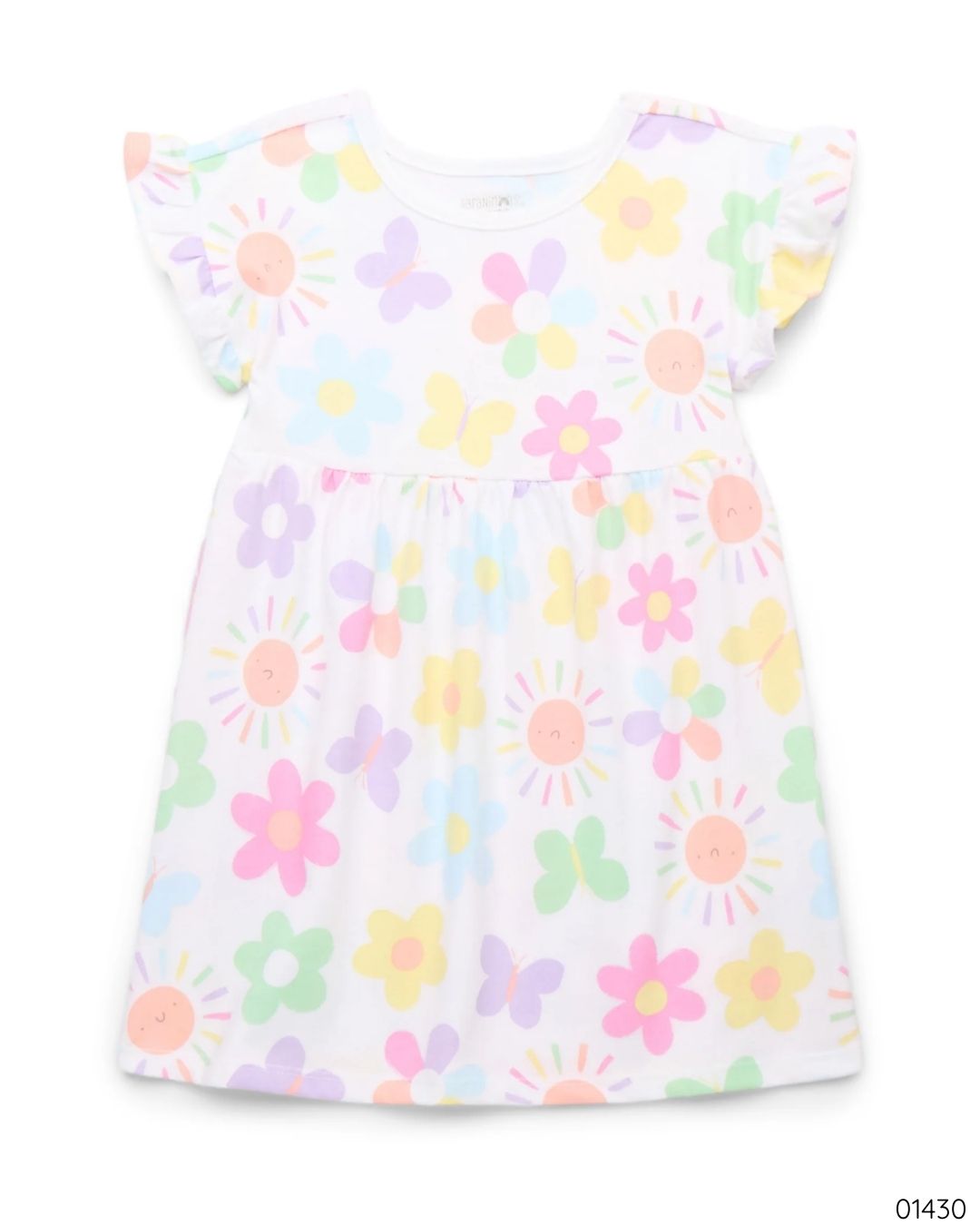 VESTIDO BLANCO FLORES