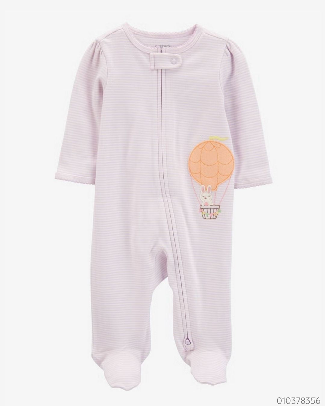 PIJAMA GLOBO CONEJITO MORADO