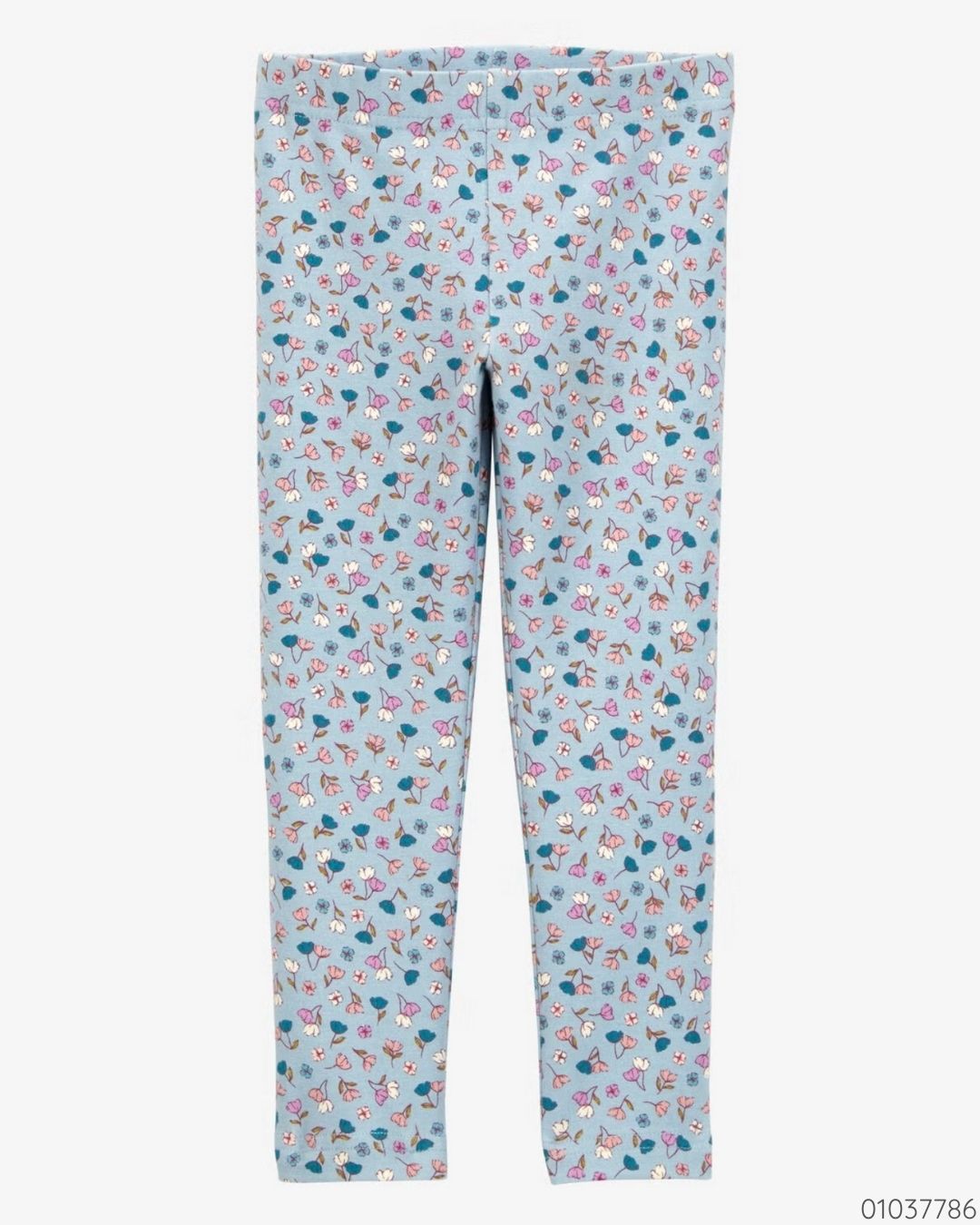 LEGGIN AZUL FLOREADO CARTERS