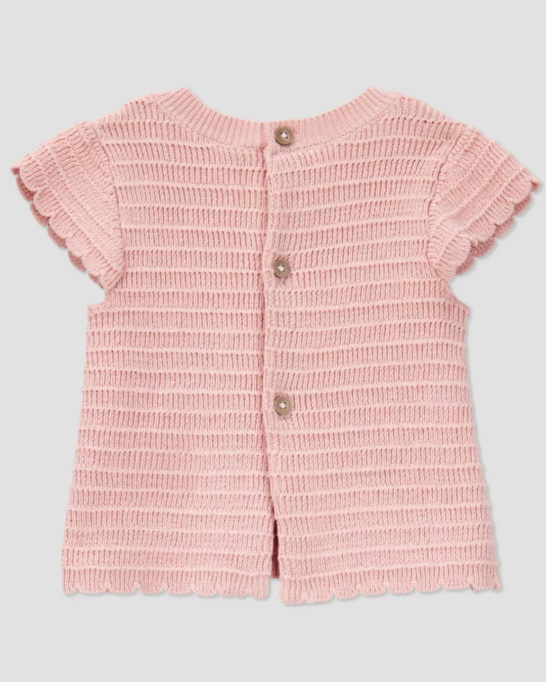 TRAJE 2 PZS CARTER´S BORDADO ROSADO