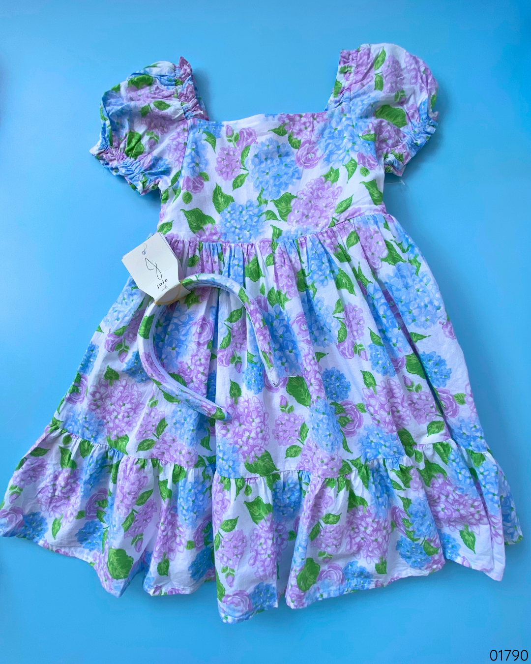 VESTIDO 2 PZS FLORES MORADO