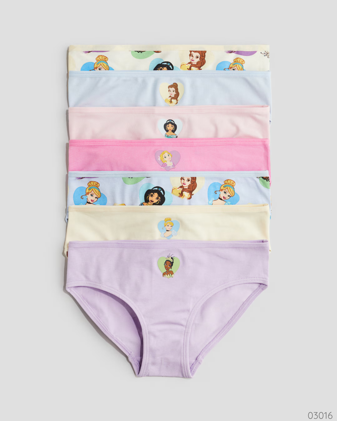 PANTIES PRINCESAS 7PZS H & M