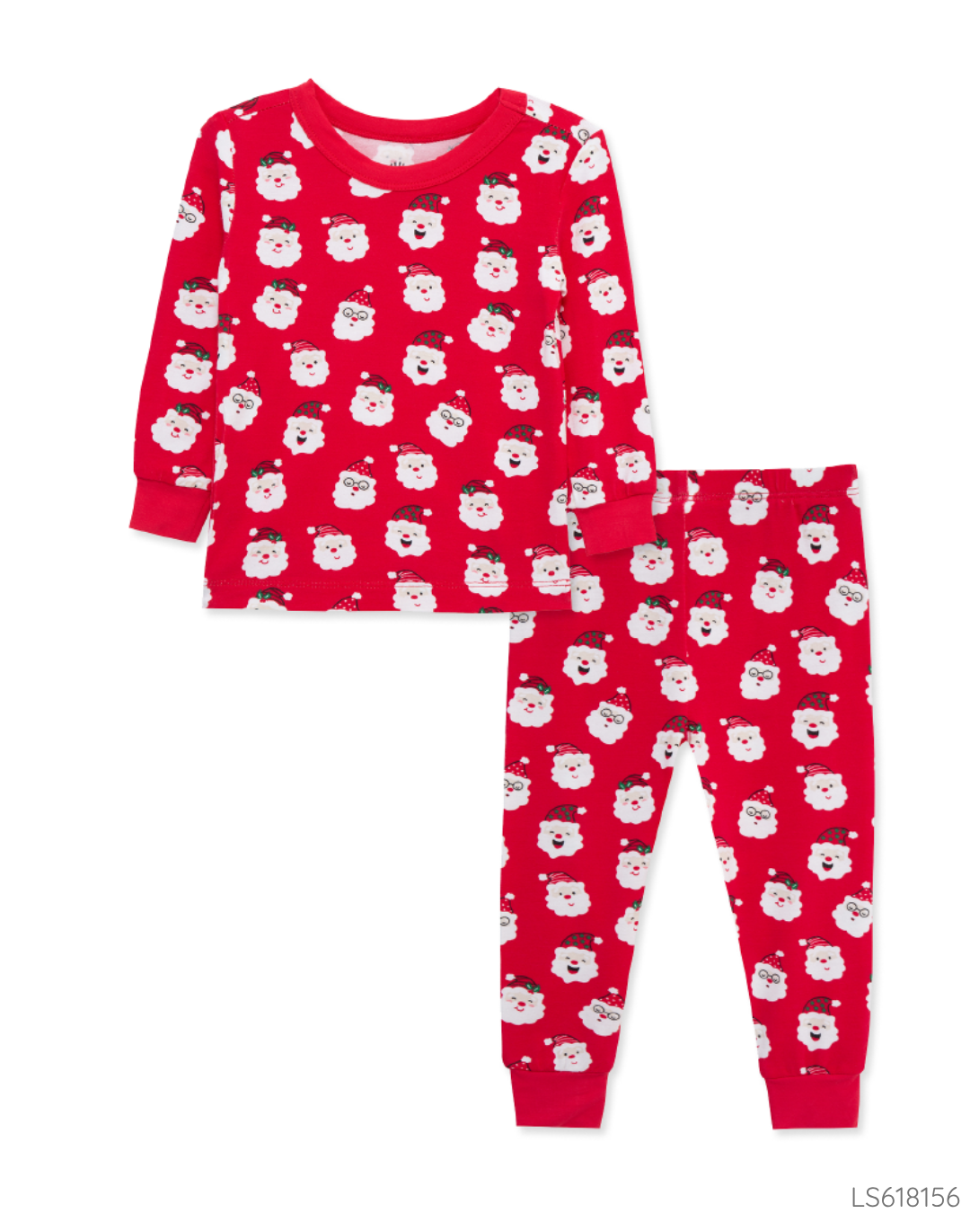PIJAMA NAVIDEÑA ROJA SANTA LM