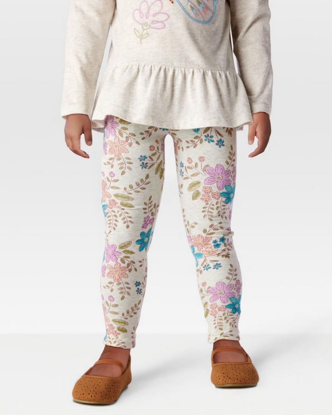 LEGGIN BLANCO FLOREADO CARTERS
