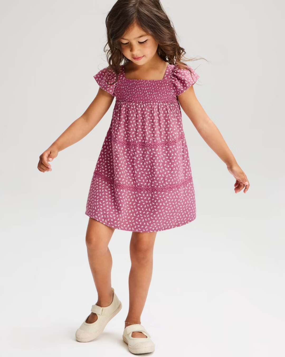 VESTIDO CAT & JACK MORADO