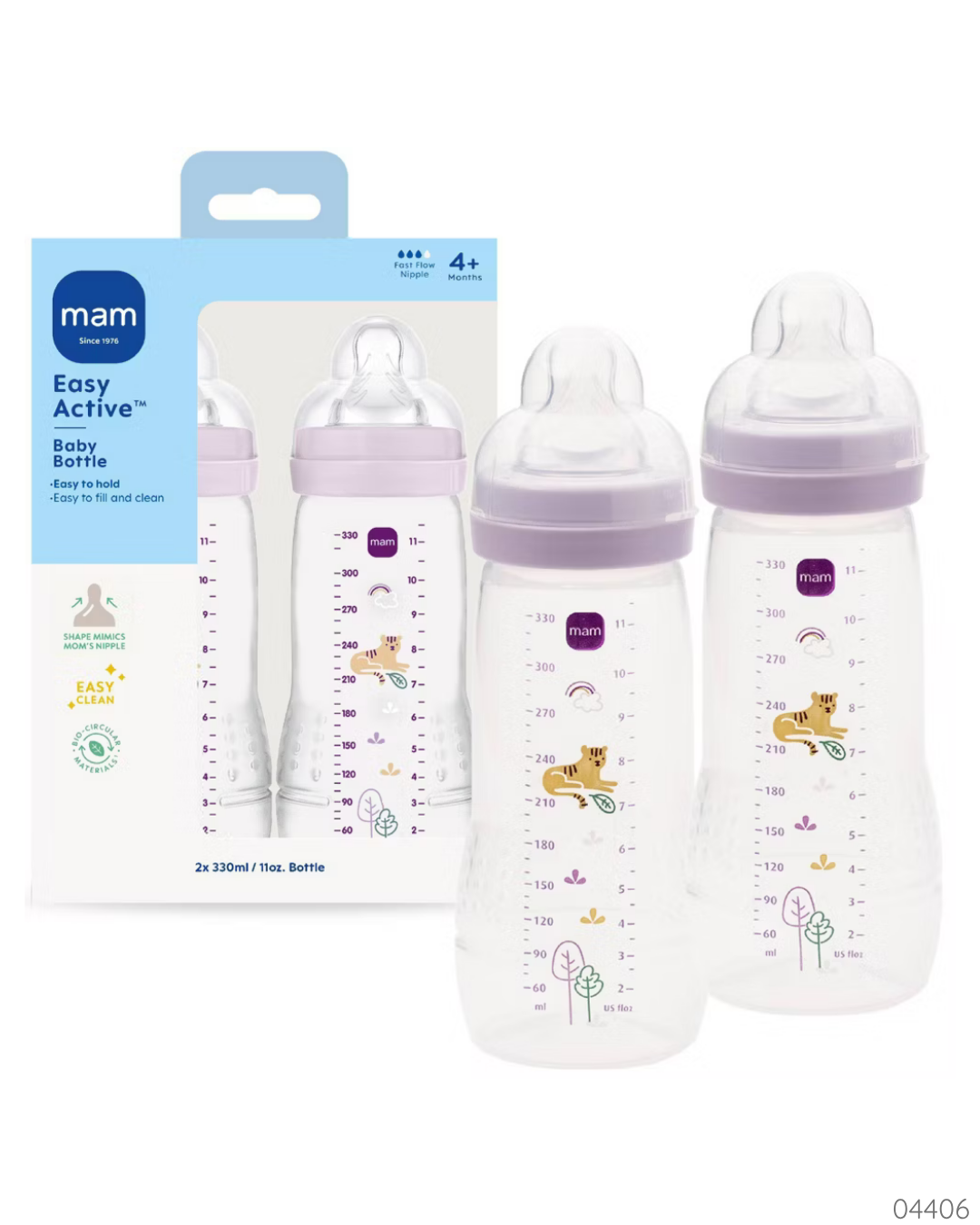 PEPES MAM EASY ACTIVE 11 OZ MORADO