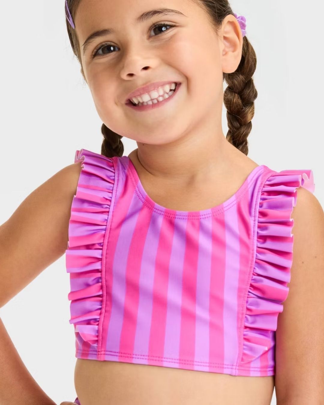 TRAJE DE BAÑO RAYADO UPF 50+