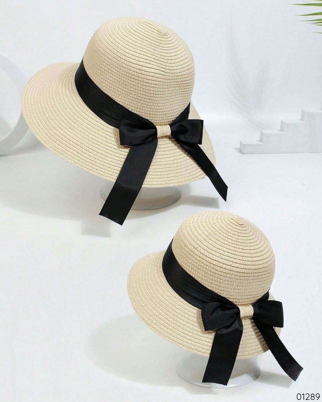 SOMBRERO MAMA E HIJA CHONGO BEIGE