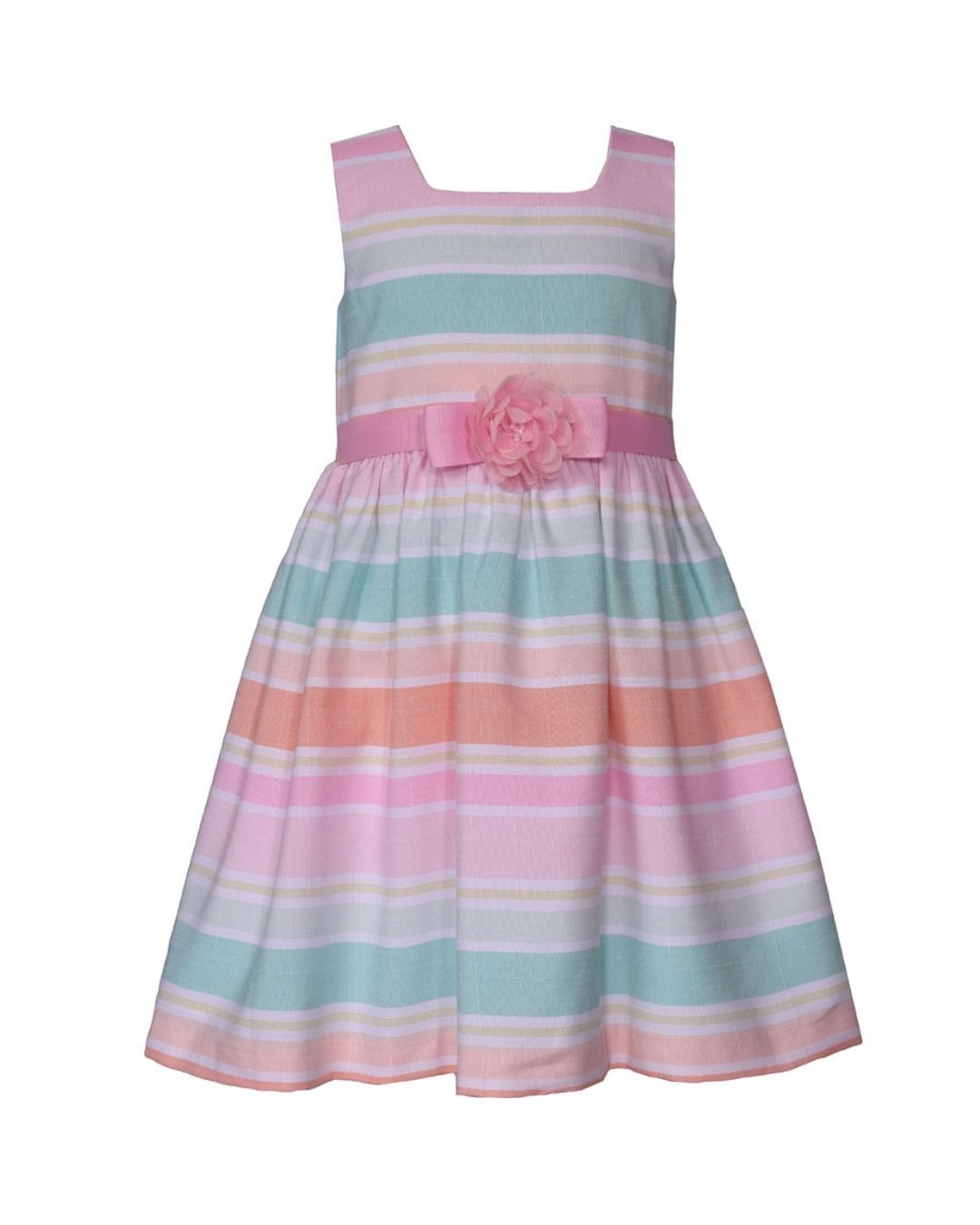 VESTIDO COLORES CHONGO ROSA