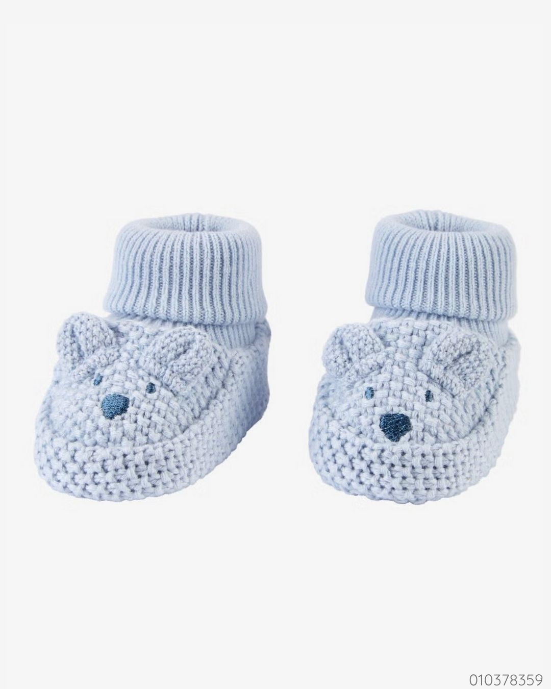 ZAPATOS TEJIDOS CONEJITO AZUL