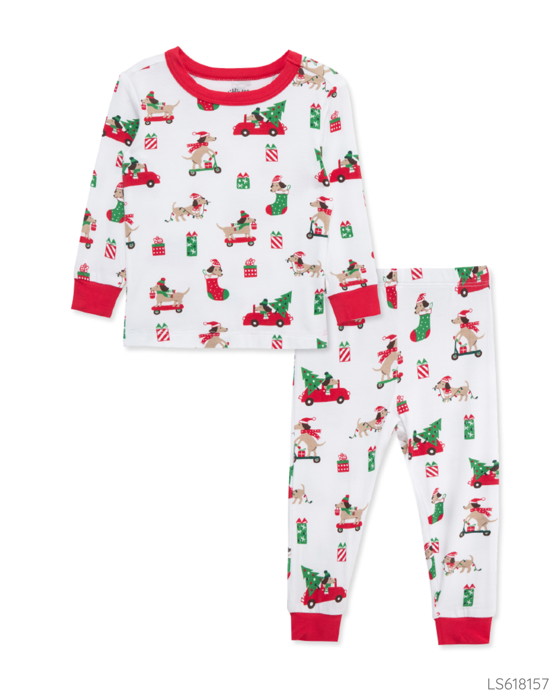 PIJAMA NAVIDEÑA PERRO LM