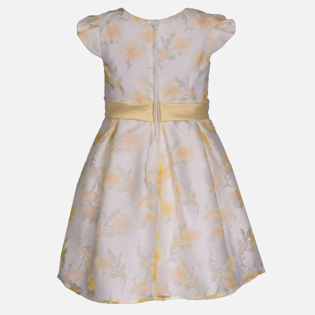 VESTIDO AMARILLO FLORES CHONGO