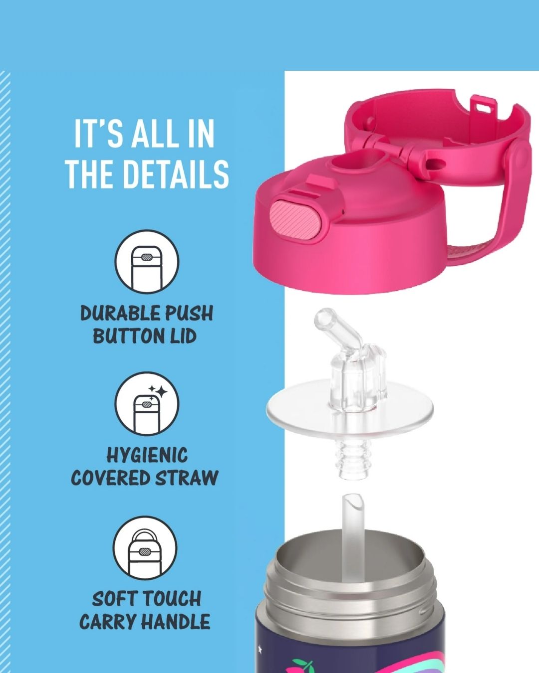 TERMO DE UNICORNIO 14 OZ THERMOS