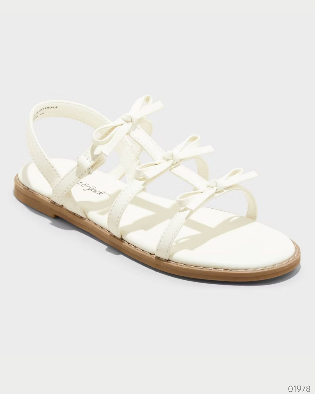 SANDALIAS CAT&JACK BLANCAS 3 CHONGUITOS