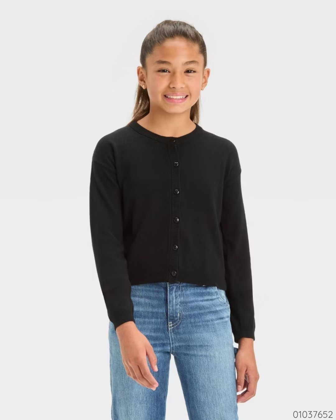 CARDIGAN NEGRO BOTONES CAT & JACK