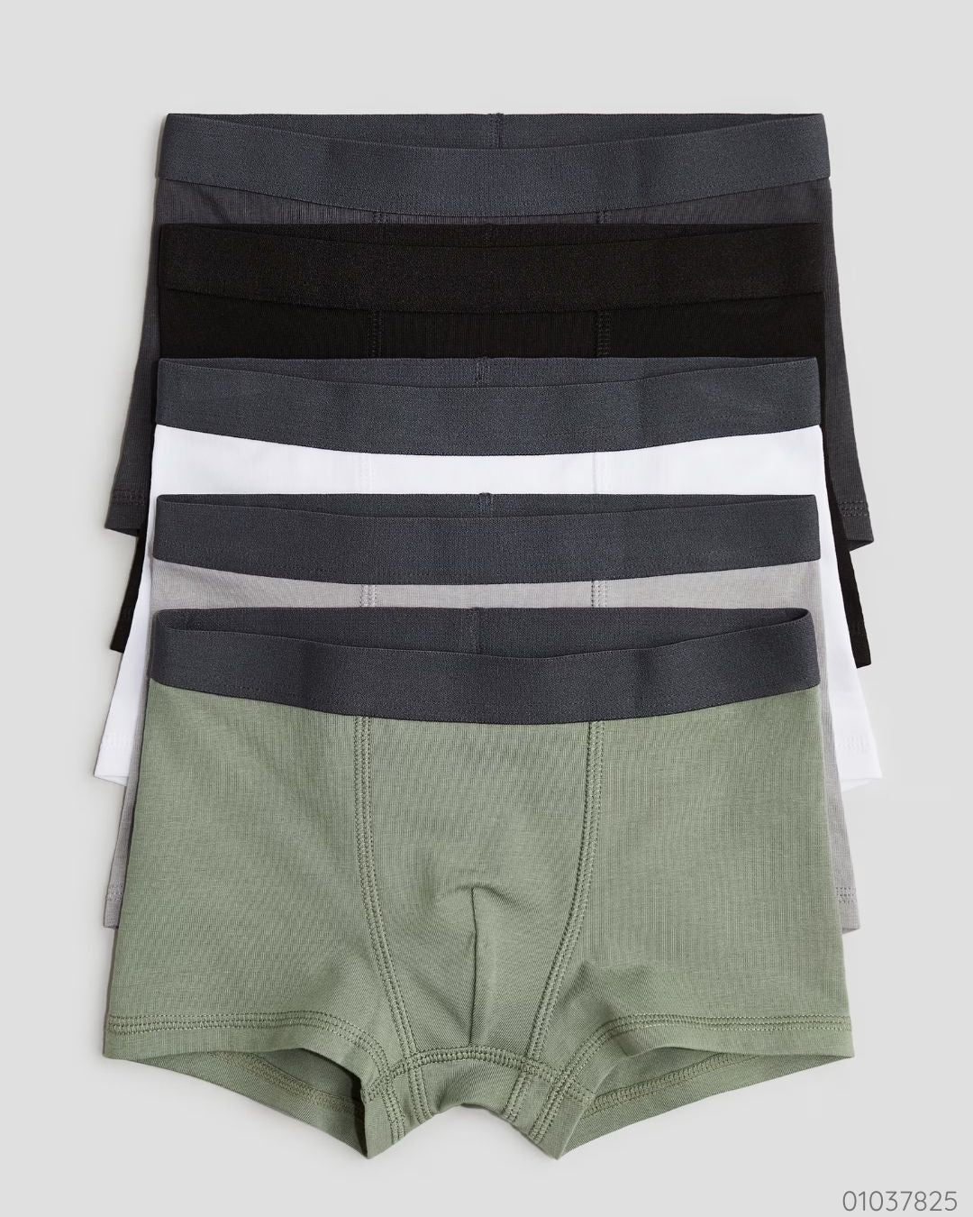 BOXERS 5 PZS H & M COLORES VERDE