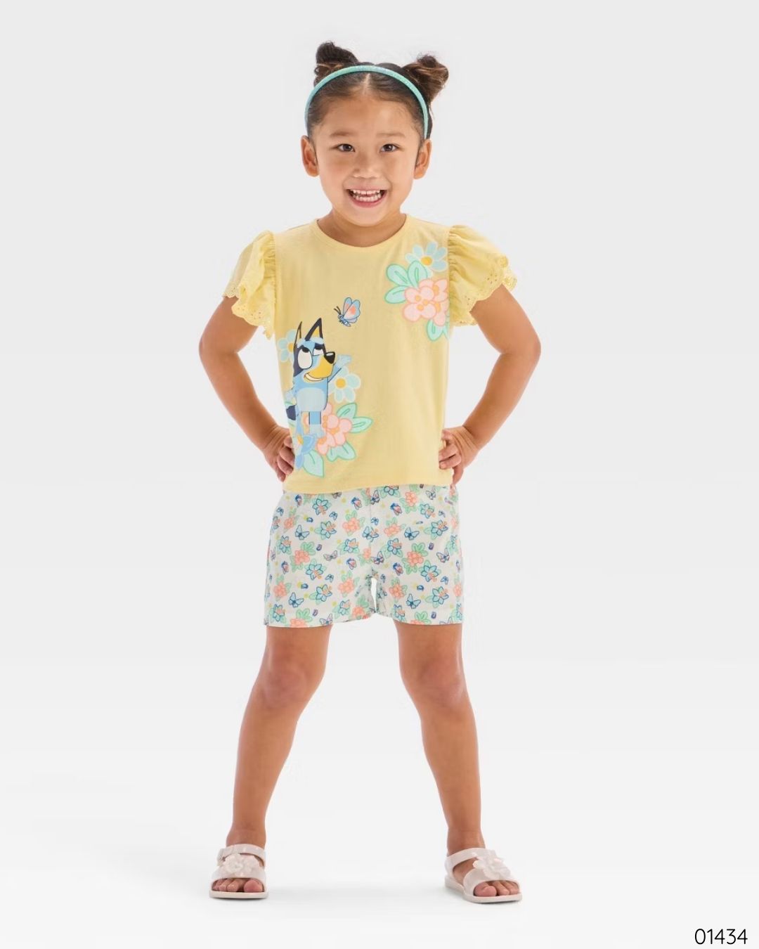 TRAJE BLUEY MARIPOSA AMARILLO
