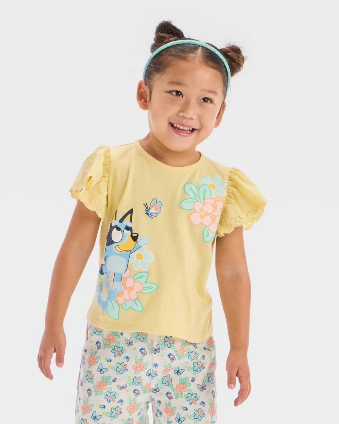 TRAJE BLUEY MARIPOSA AMARILLO