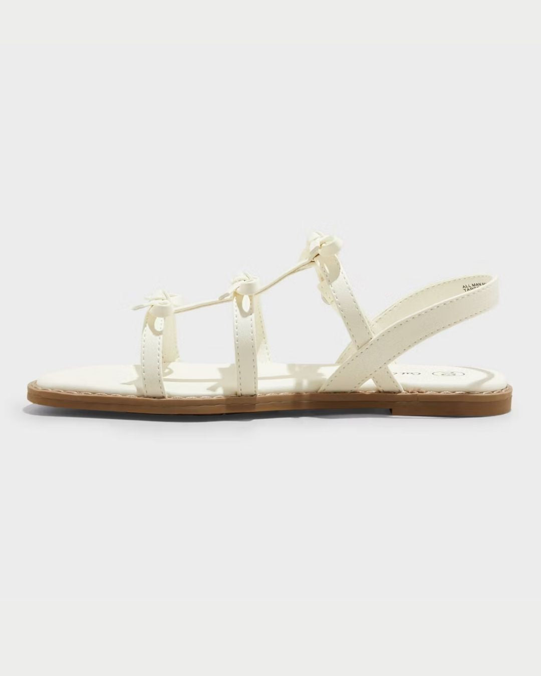 SANDALIAS CAT&JACK BLANCAS 3 CHONGUITOS