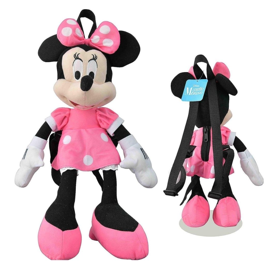 PELUCHE MOCHILA MINNIE ROSADO