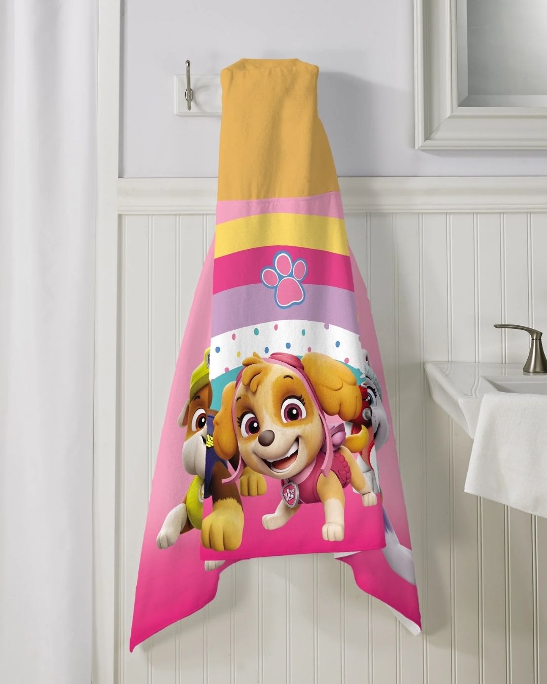 TOALLA CON CAPUCHA SKYE PAW PAT