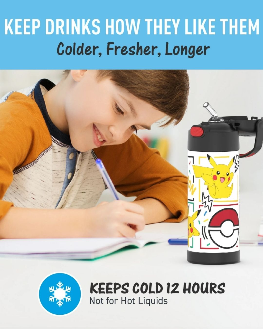 TERMO DE PIKACHU 14 OZ THERMOS