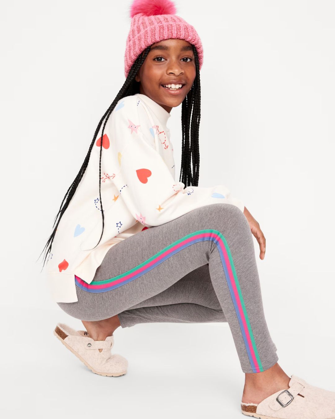 LEGGINS NIÑA RAYAS COLORES OLD NAVY