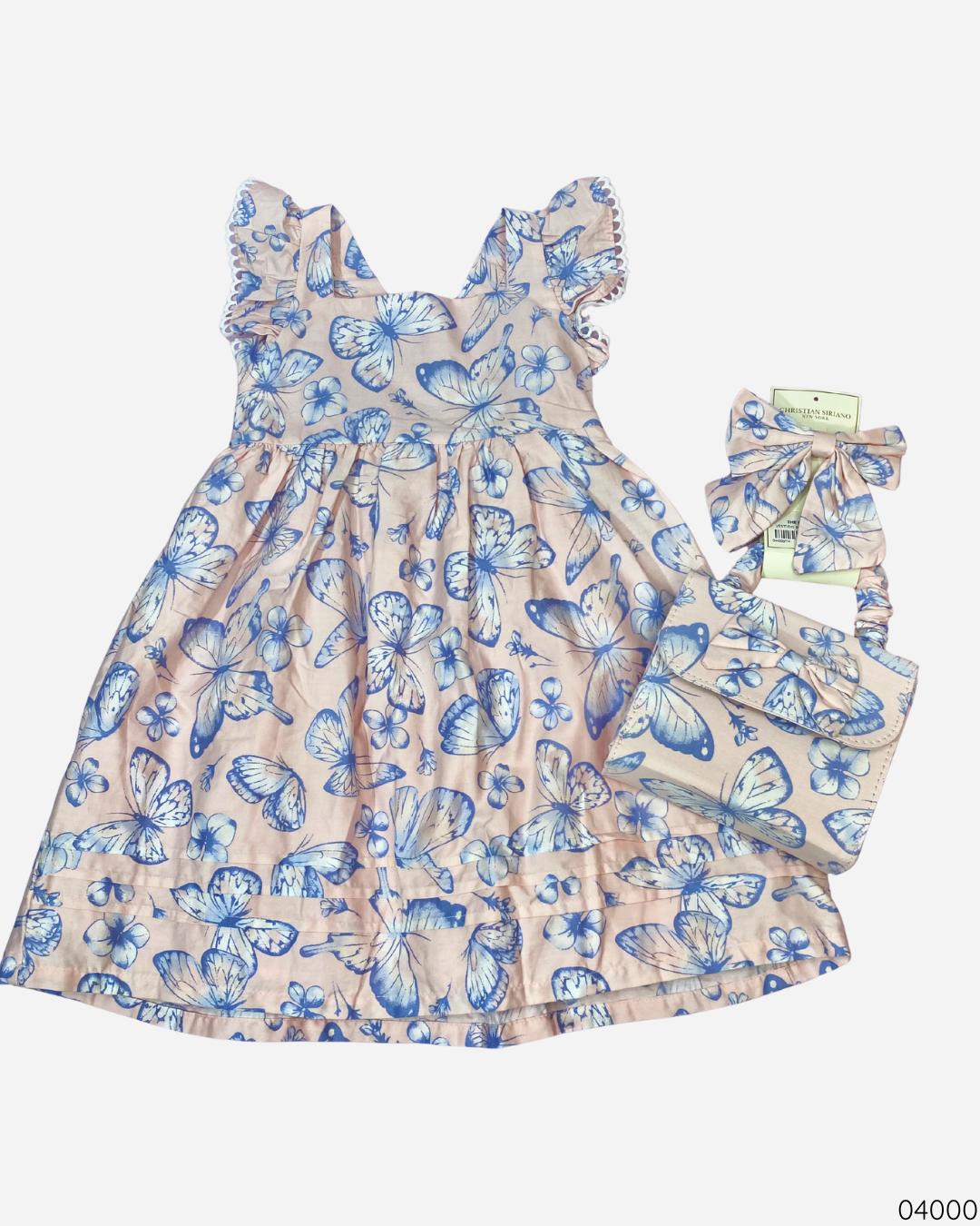 VESTIDO DE MARIPOSAS CARTERA