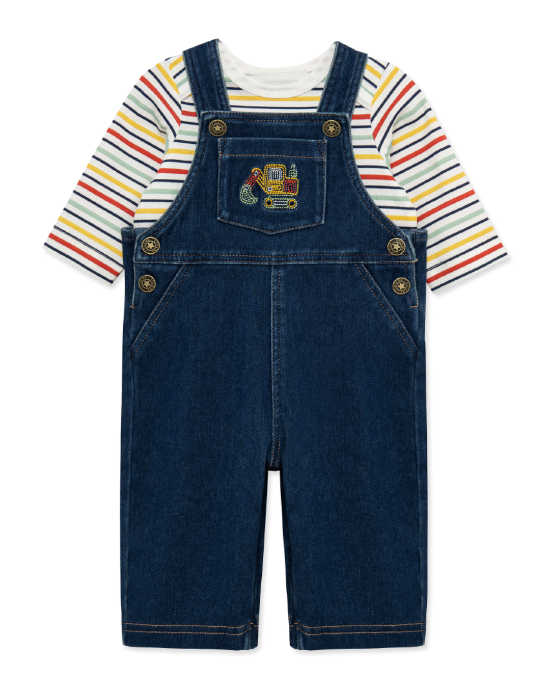 OVERALL JEAN EXCAVADORA CON CAMISA