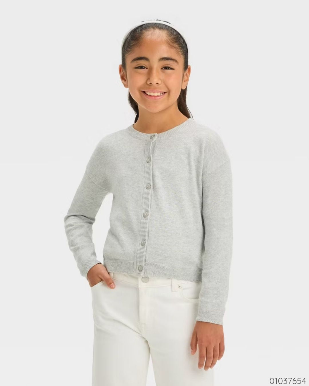 CARDIGAN GRIS BOTONES CAT & JACK
