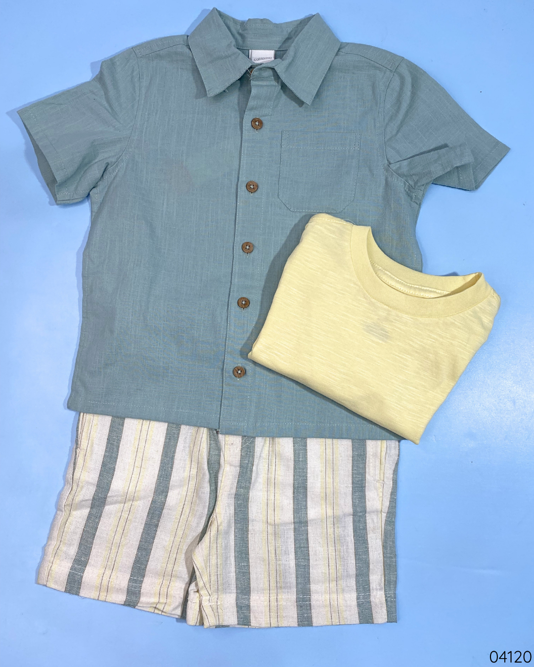 TRAJE 3PZ CAMISA VERDE FORMAL