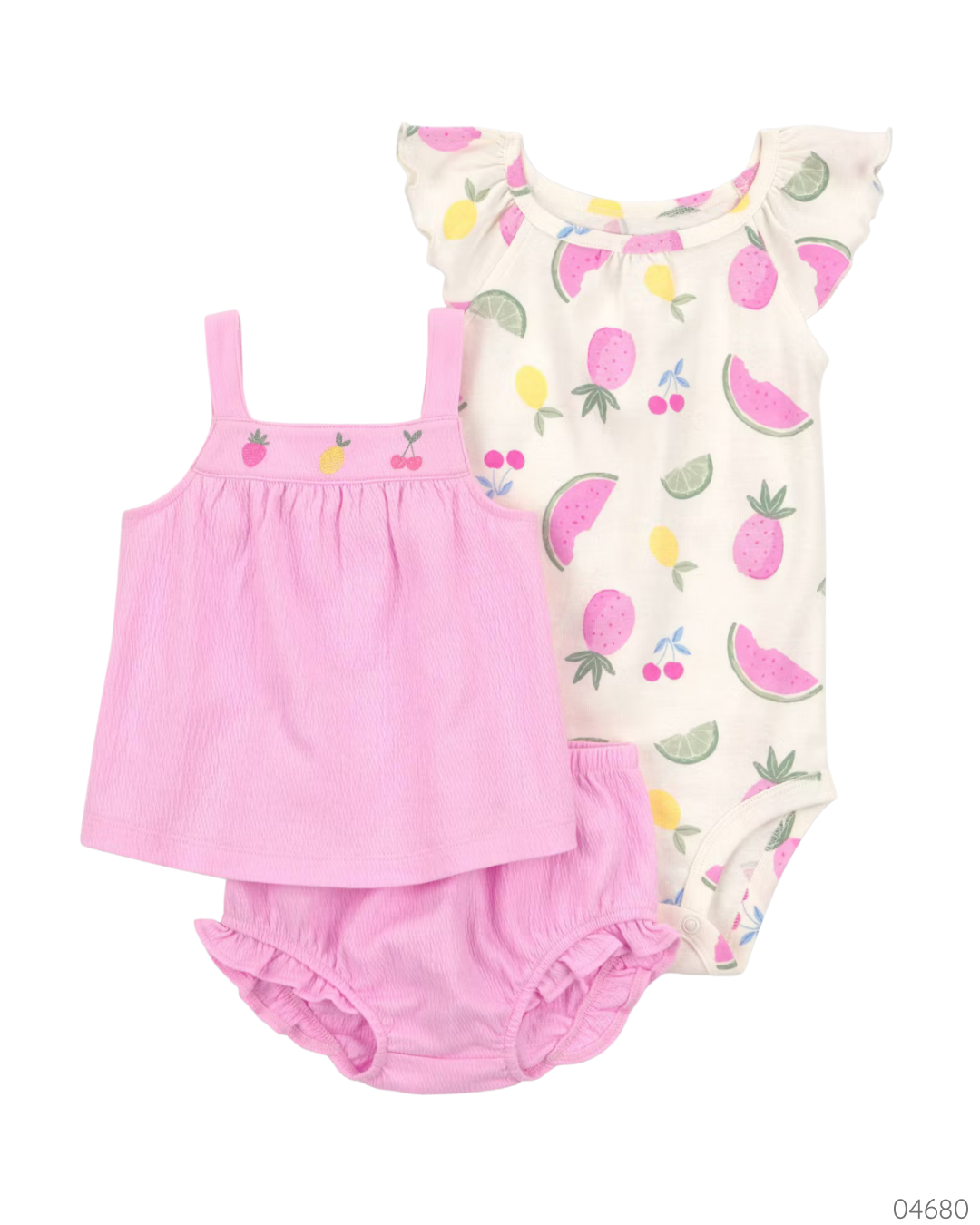 TRAJE 3PZS FRUTAS