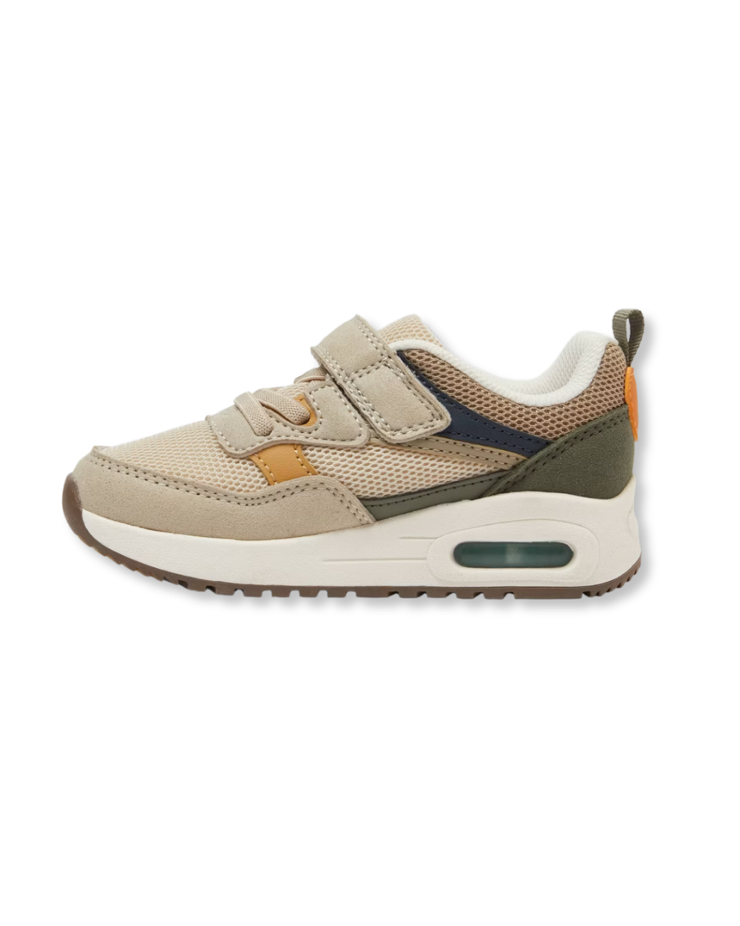 TENIS BEIGE Y VERDE CAT&JACK