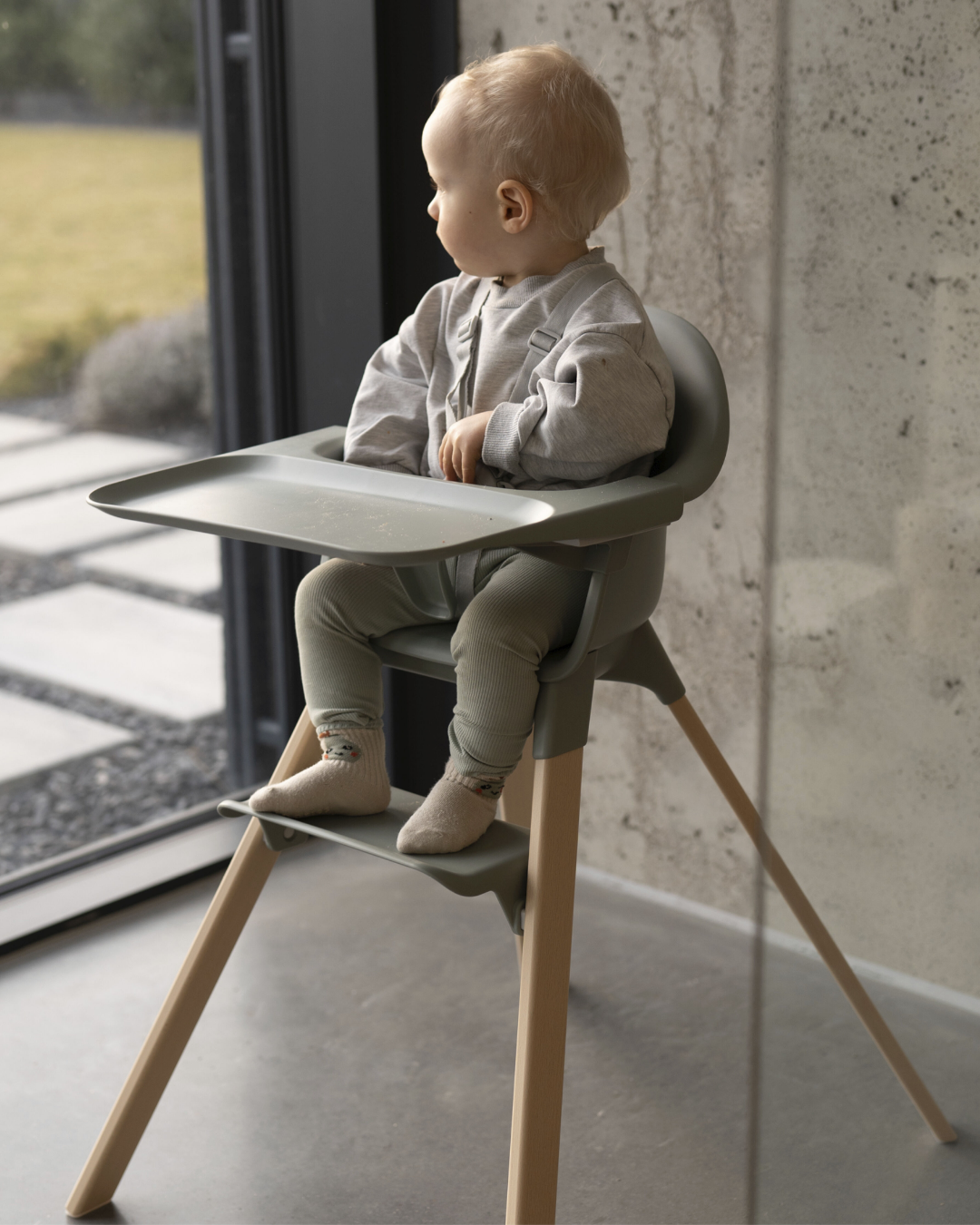 SILLA DE COMER STOKKE CLIKK VERDE GLACIAR