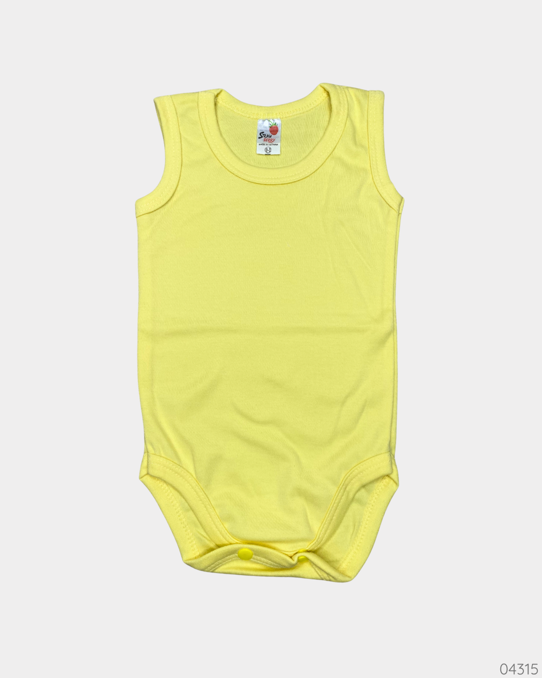 MAMELUCO AMARILLO SIN MANGAS