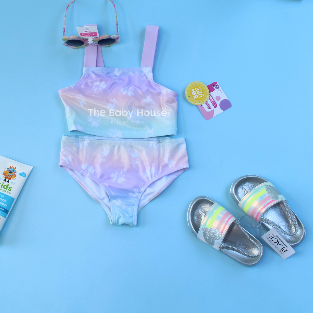 TRAJE DE BAÑO 2PZS MINNIE MULTICOLOR