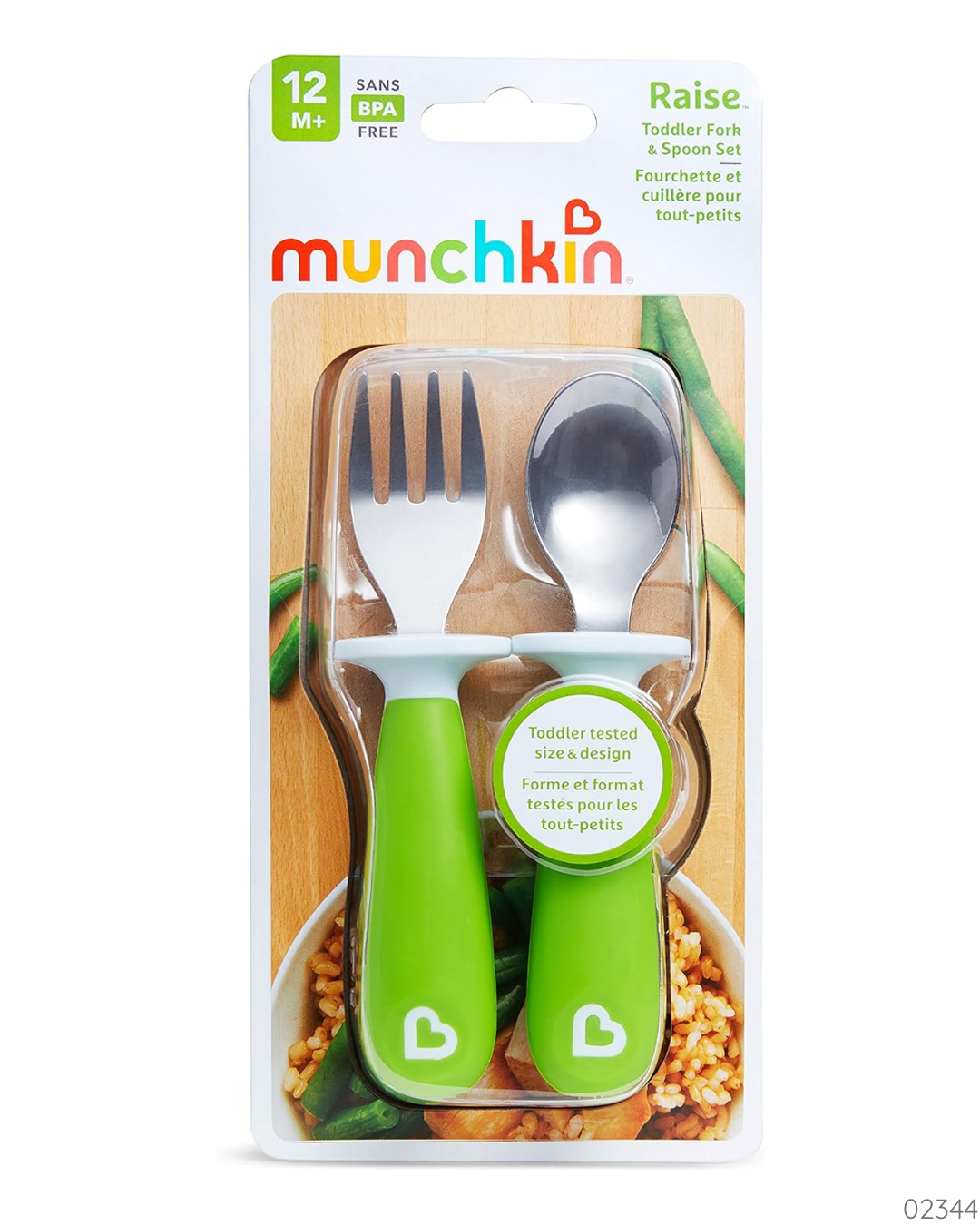 SET CUCHARA Y TENEDOR MUNCHKIN COLORES
