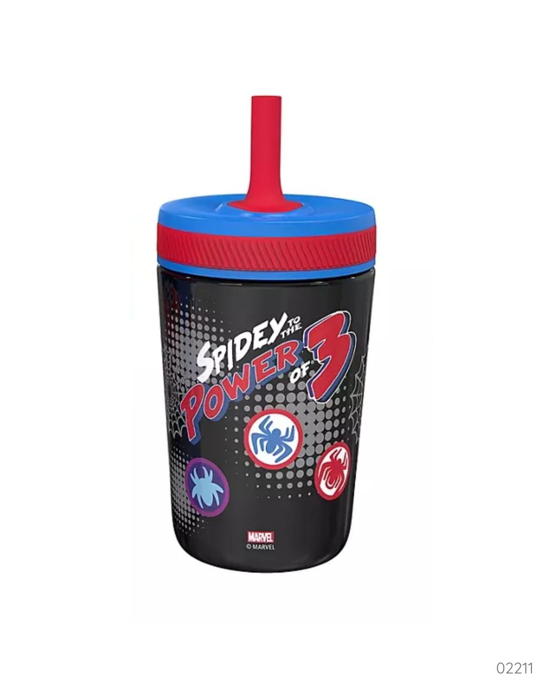 TERMO INSULADO NEGRO SPIDERMAN