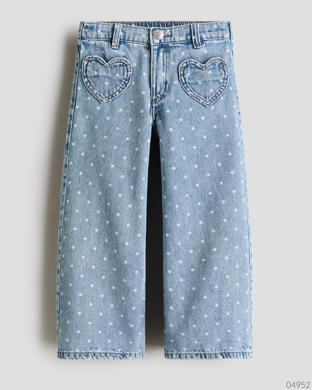 PANTALON H&M PUNTITOS CORAZON