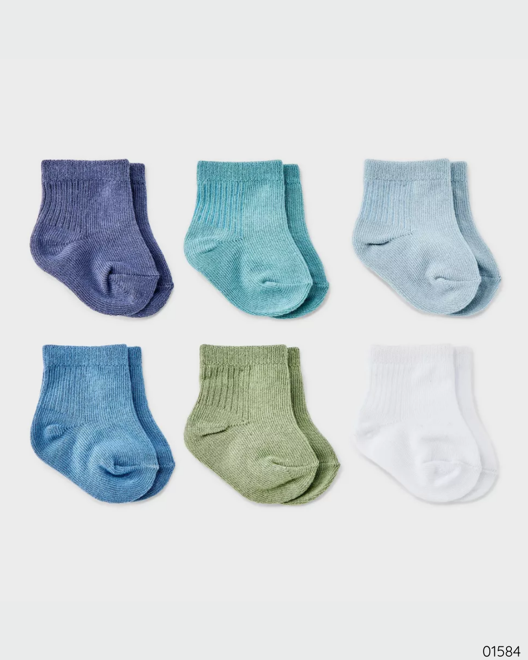 CALCETINES 6PZS COLORES CLOUD ISLAND