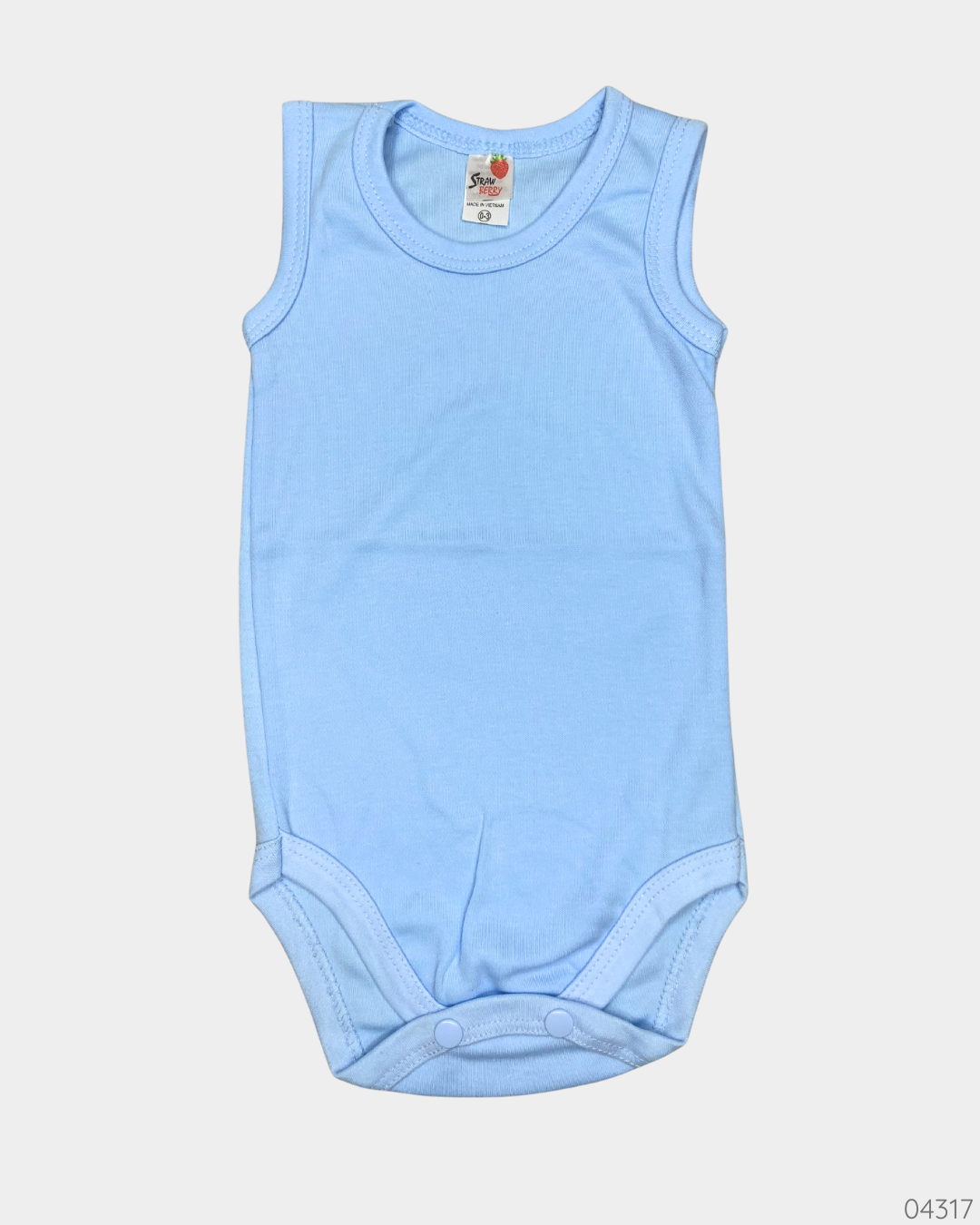 MAMELUCO AZUL SIN MANGAS