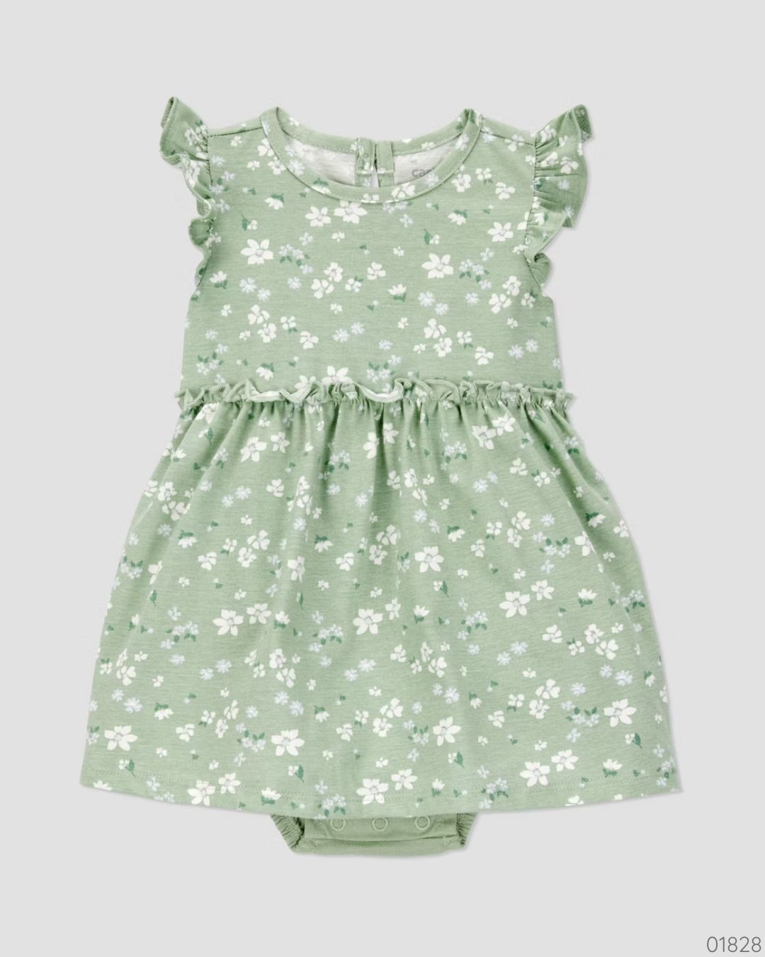 ROMPER CARTER´S VERDE FLORECITAS
