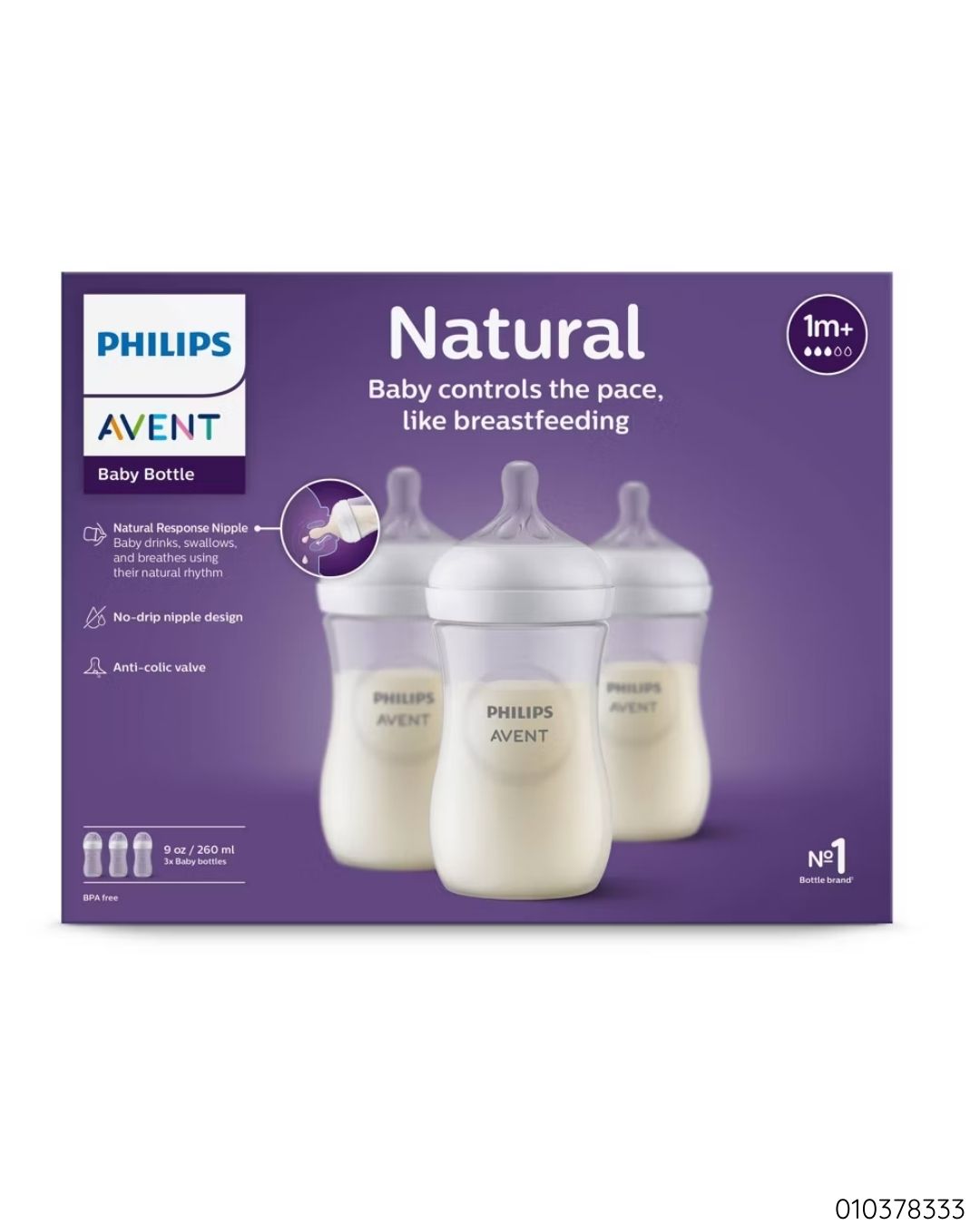 PEPES AVENT NATURAL 9 OZ SET